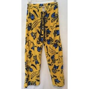 Despicable Me Minions Fleece Pajama Lounge Pants Yellow Banana Sz Small